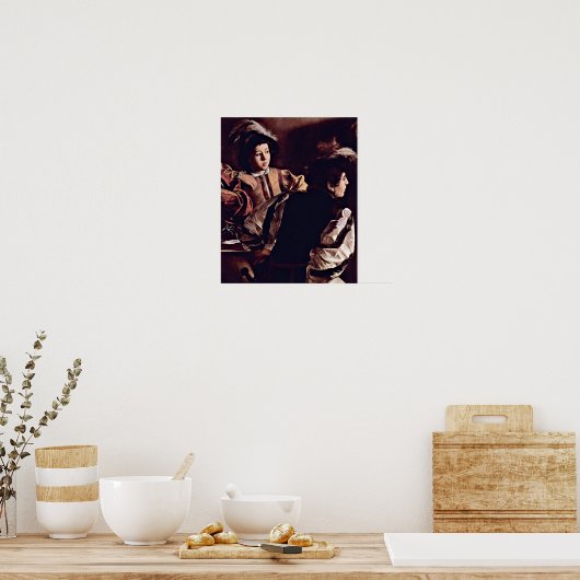 Michelangelo Caravaggio - Roep van StMatthew Poster (Keuken)