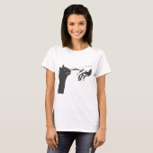 Michelangelo Cat - Kies achtergrondkleur T-shirt (Voorkant volledig)