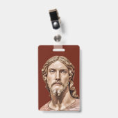 Michelangelo Christ le Sauveur badge (Avant avec clip)