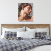 Michelangelo Creatie Adam God Art Canvas Afdruk (Insitu (Slaapkamer))