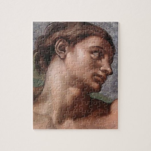 Michelangelo Creatie Adam God Art Legpuzzel (Verticaal)