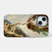 Michelangelo Creatie van Adam Art iPhone 15 Hoesje (Achterkant horizontaal)