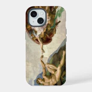 Michelangelo Creatie van Adam Art iPhone 15 Hoesje