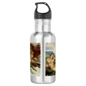Michelangelo Creatie van Adam Art Waterfles (Achterkant)