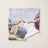 Michelangelo - Création d'Adam Isolé (Gant de toilette)