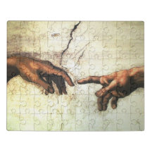 Michelangelo De creatie van Adam