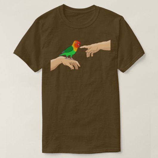 Michelangelo Fischers Lovebird T-shirt (Design voorkant)