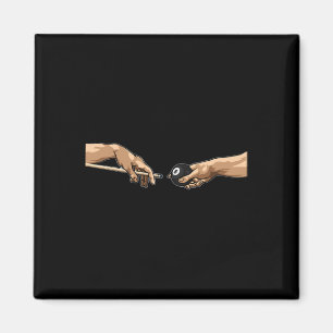 Michelangelo handen creatie van Adam Pool Billiard Magneet