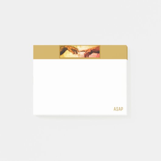 Michelangelo Hands Art ASAP Post-it® Notes (Voorkant)