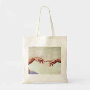 Michelangelo Hands Canvas tas