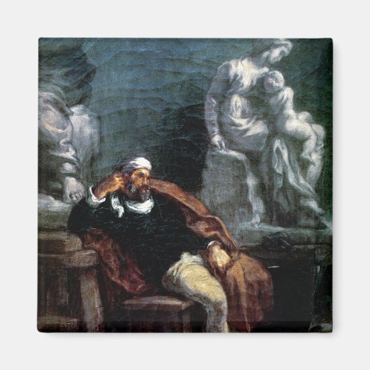 Michelangelo in zijn Studio Magneet (Voorkant)