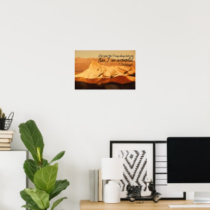 Michelangelo Inspirerend quote "Heer, subsidie" Poster
