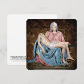 Michelangelo La Pietà Bonne Vendredi Carte Hi-Def (Devant / Derrière)