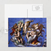 Michelangelo - Laatste arrest (details) Briefkaart (Voorkant / Achterkant)