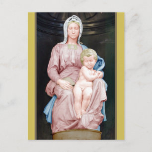 Michelangelo Madonna de Bruges Carte postale