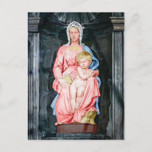 Michelangelo Madonna de Bruges Carte postale