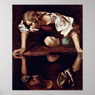 Michelangelo Merisi da Caravaggio - Narcissus Poster