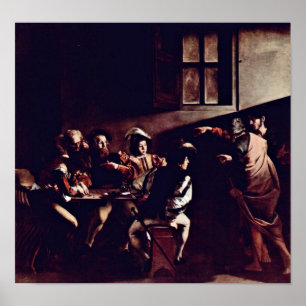 Michelangelo Merisi da Caravaggio - Saint Matthew Poster