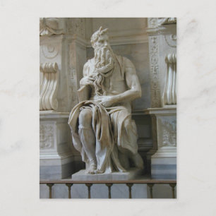 Michelangelo- Moses Briefkaart