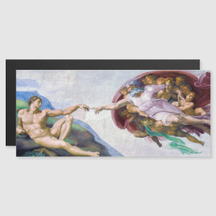 Michelangelo - Oprichting van Adam Magnetic Kaart
