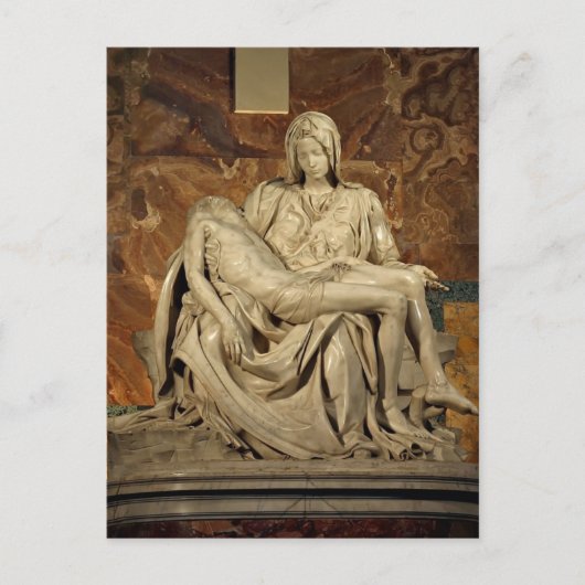 Michelangelo- Pieta Briefkaart (Voorkant)