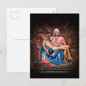 MICHELANGELO PIETA carte postale (Devant / Derrière)