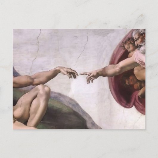 Michelangelo Renaissance Art Briefkaart (Voorkant)