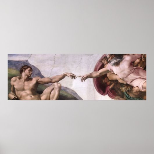 Michelangelo Renaissance Art Poster (Voorkant)
