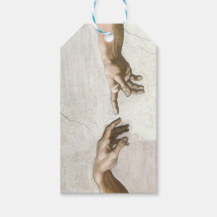 Michelangelo Schepping van Adam Handen Fijne Kunst Cadeaulabel