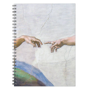Michelangelo - Schepping van Adam Isolaat Notitieboek
