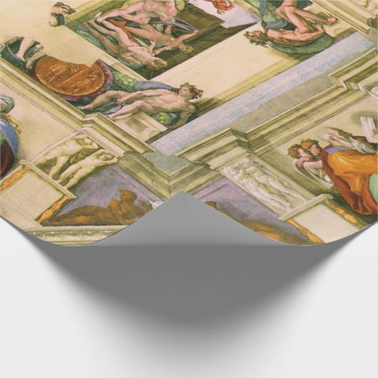 Michelangelo - Sistine Chapel Ceiling Cadeaupapier (Hoek)