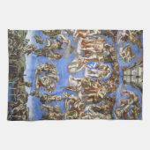 Michelangelo The Last Judgment Fine Art Print Theedoek (Horizontaal)