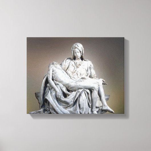 Michelangelo - The Pieta Canvas Afdruk (Voorkant)