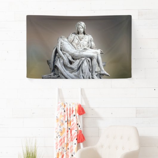 Michelangelo - The Pieta Spandoek (Insitu)