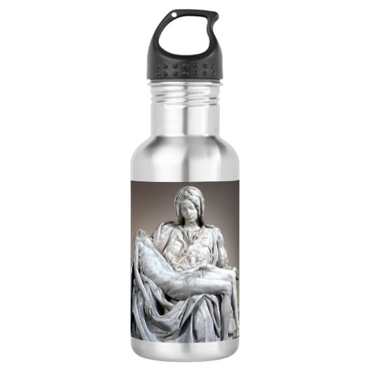 Michelangelo - The Pieta Waterfles (Voorkant)
