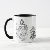 Michelangelo Titian en Raphael (11 oz) Mok (Links)