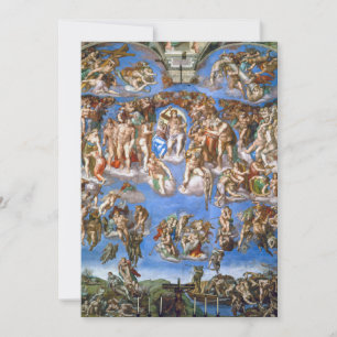 Michelangelo's Het Laatste Oordeel Kaart