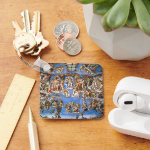 Michelangelo's Het Laatste Oordeel Sleutelhanger