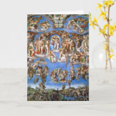 Michelangelo's laatste oordeel kaart (Gele Bloem)