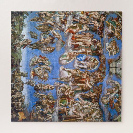 Michelangelo's laatste oordeel legpuzzel (Horizontaal)