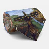 Michelangelo's laatste oordeel stropdas (Opgerold)