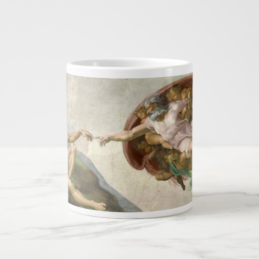 Michelangelo's Schepping van Man (Schepping van Ad Extra Grote Beker (Voorkant)