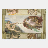 Michelangelo's Schepping van Man (Schepping van Ad Inpakpapier Vel (Voorkant 3)
