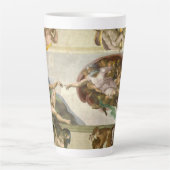 Michelangelo's Schepping van Man (Schepping van Ad Latte Mok (Voorkant)