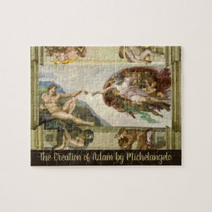 Michelangelo's Schepping van Man (Schepping van Ad Legpuzzel
