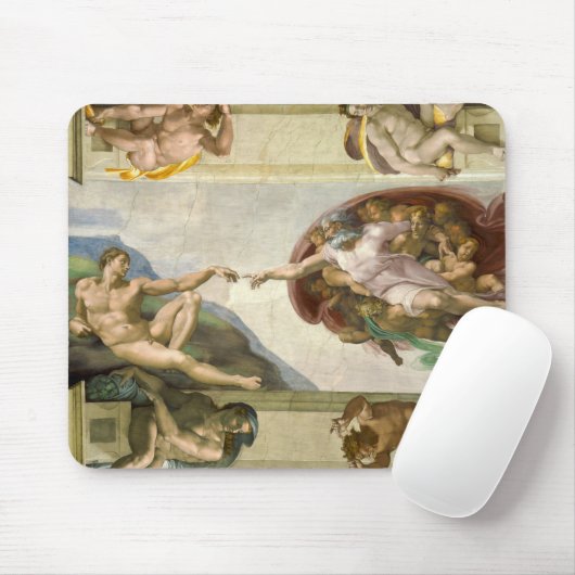 Michelangelo's Schepping van Man (Schepping van Ad Muismat (Met muis)