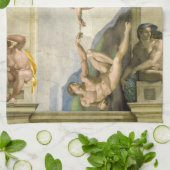 Michelangelo's Schepping van Man (Schepping van Ad Theedoek (Gevouwen)