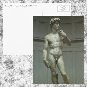 Michelangelo's standbeeld van David Briefkaart