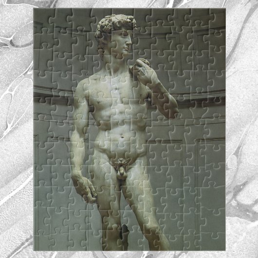 Michelangelo's standbeeld van David Legpuzzel
