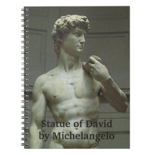 Michelangelo's Standbeeld van David Notitieboek